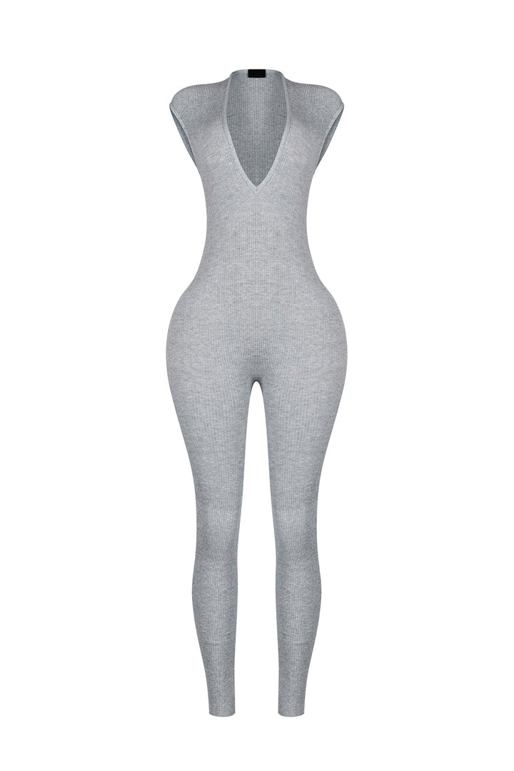 Rowe Ribbed Knit Jumpsuit