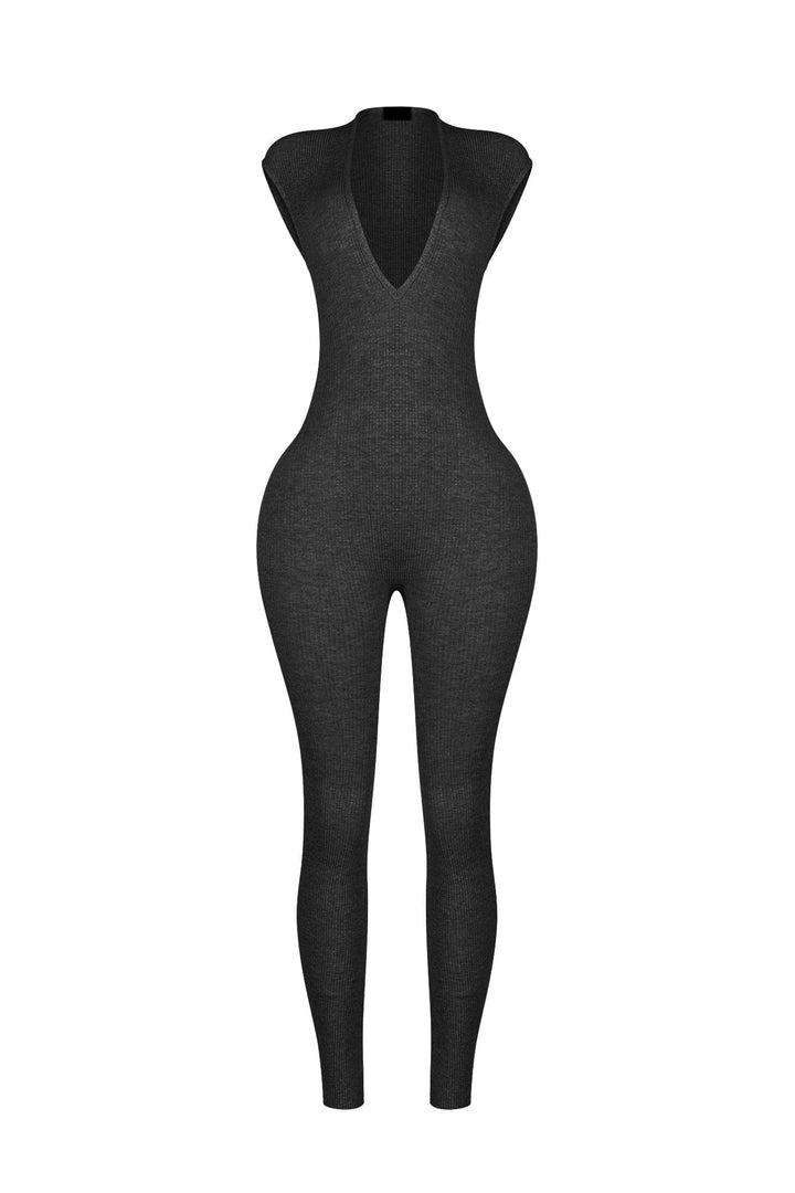 Rowe Ribbed Knit Jumpsuit