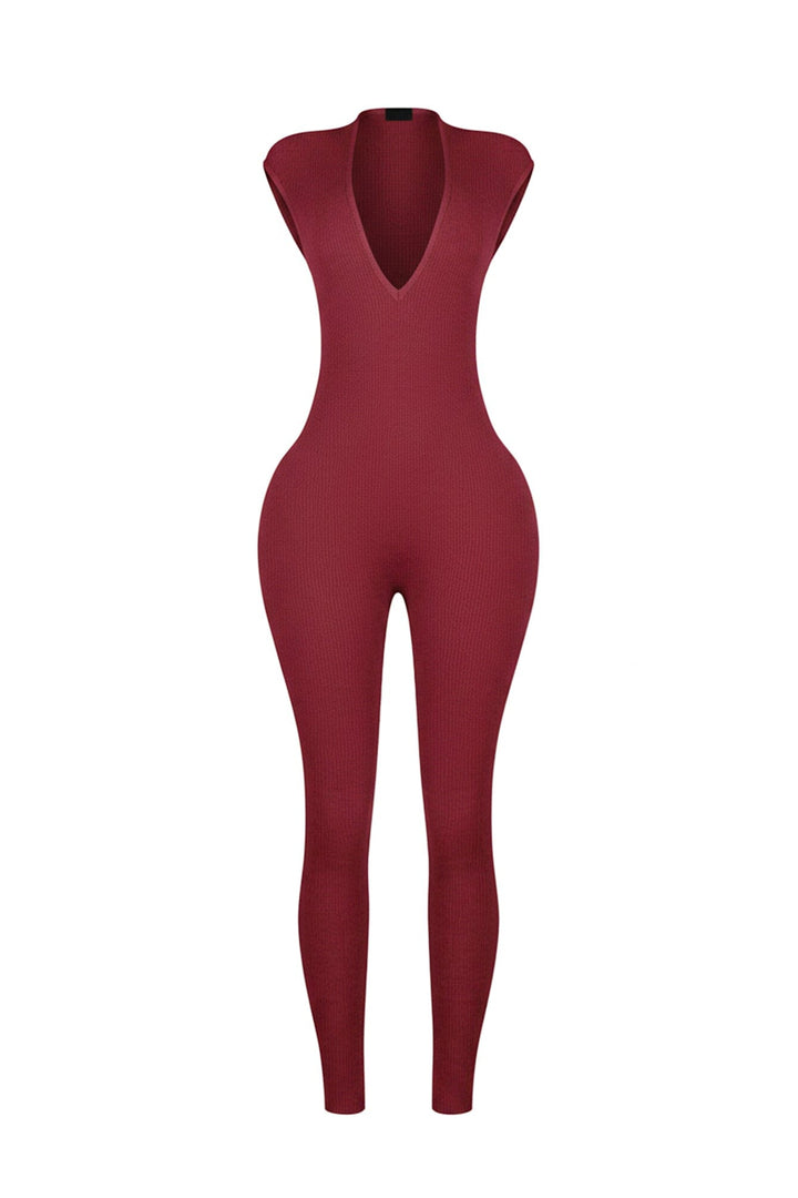 Rowe Ribbed Knit Jumpsuit