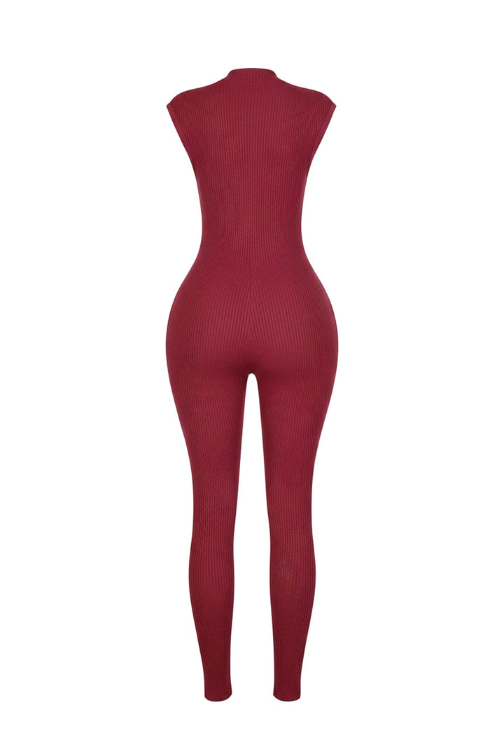 Rowe Ribbed Knit Jumpsuit