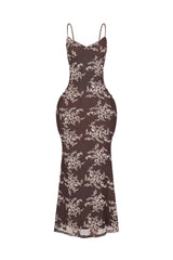 Fair Velvet Burnout Maxi Dress