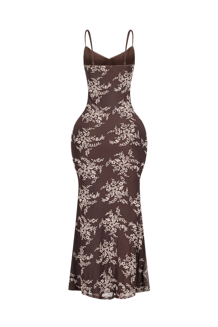 Fair Velvet Burnout Maxi Dress