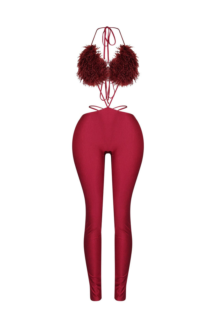 Poodle Chic Skinny Jumpsuit
