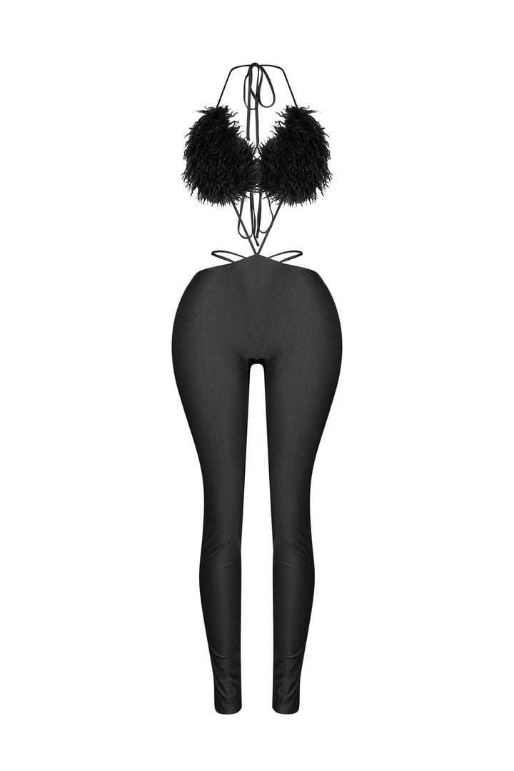 Poodle Chic Skinny Jumpsuit