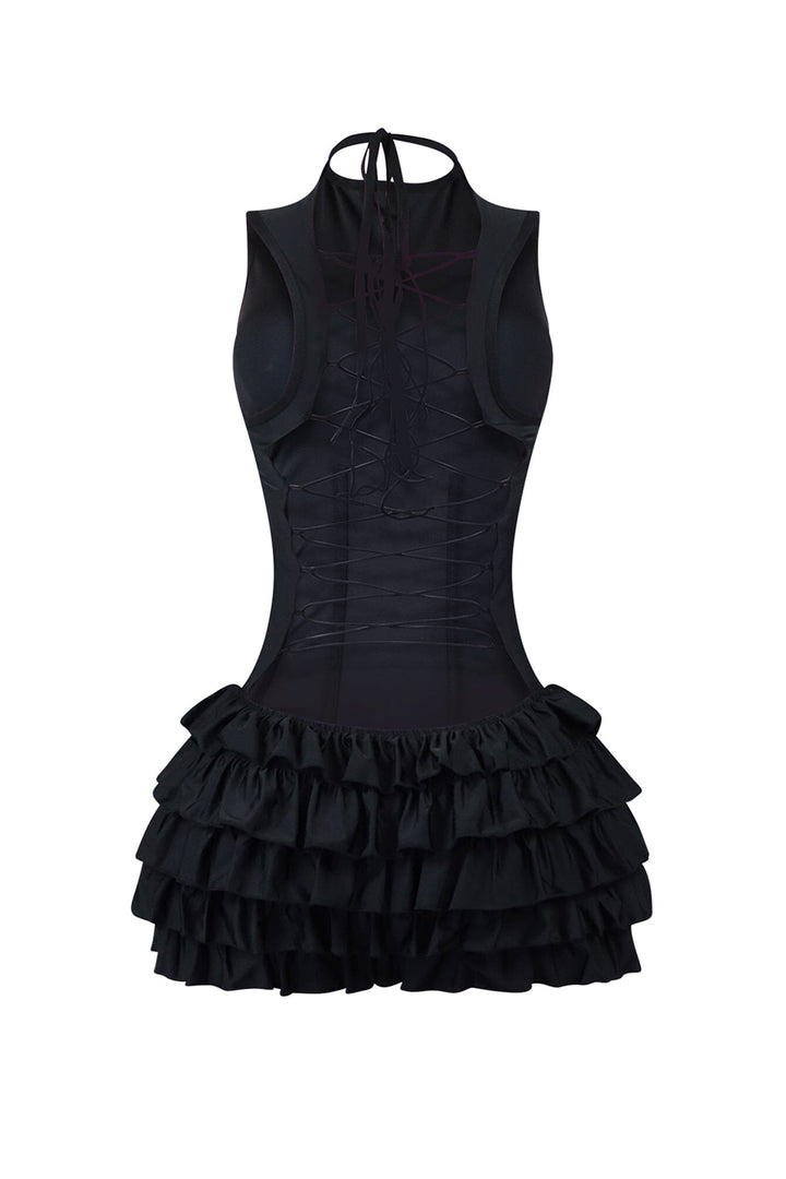 Annie Fairy Ruffle Mini Dress