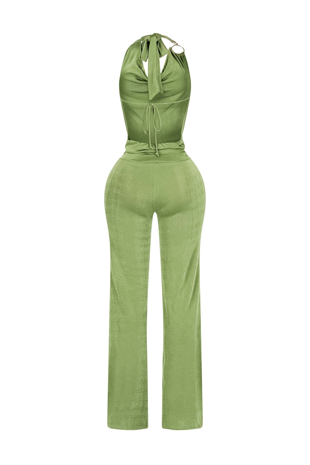 Vigo Luxe Slinky Halter Jumpsuit
