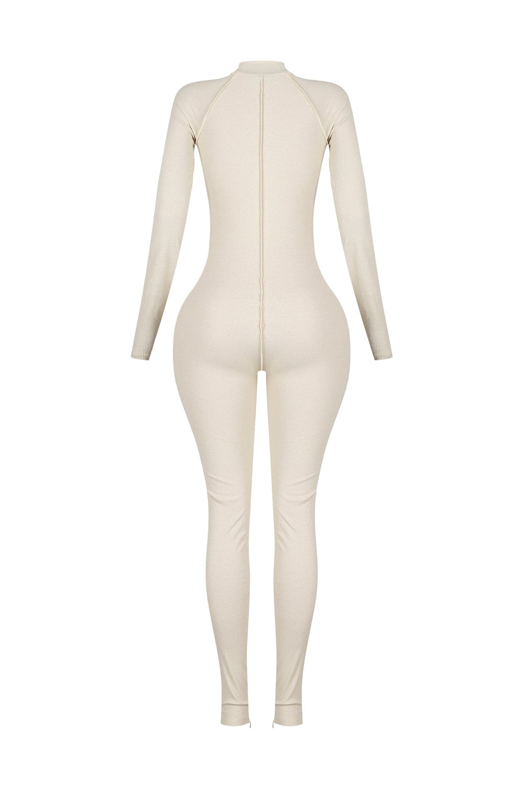 Stretch Fit Gym Ribbed Jumpsuit