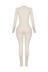 Stretch Fit Gym Ribbed Jumpsuit