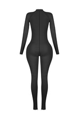 Stretch Fit Gym Ribbed Jumpsuit