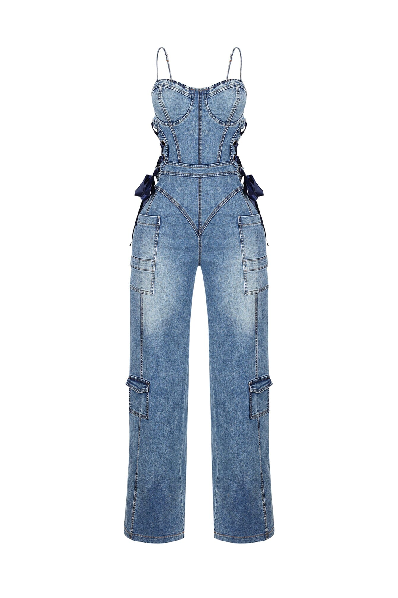 みい出品 未使用 bow.a ボウエー DENIM SALOPETTE 20% off】DENIM SALOPETTE | bow.a