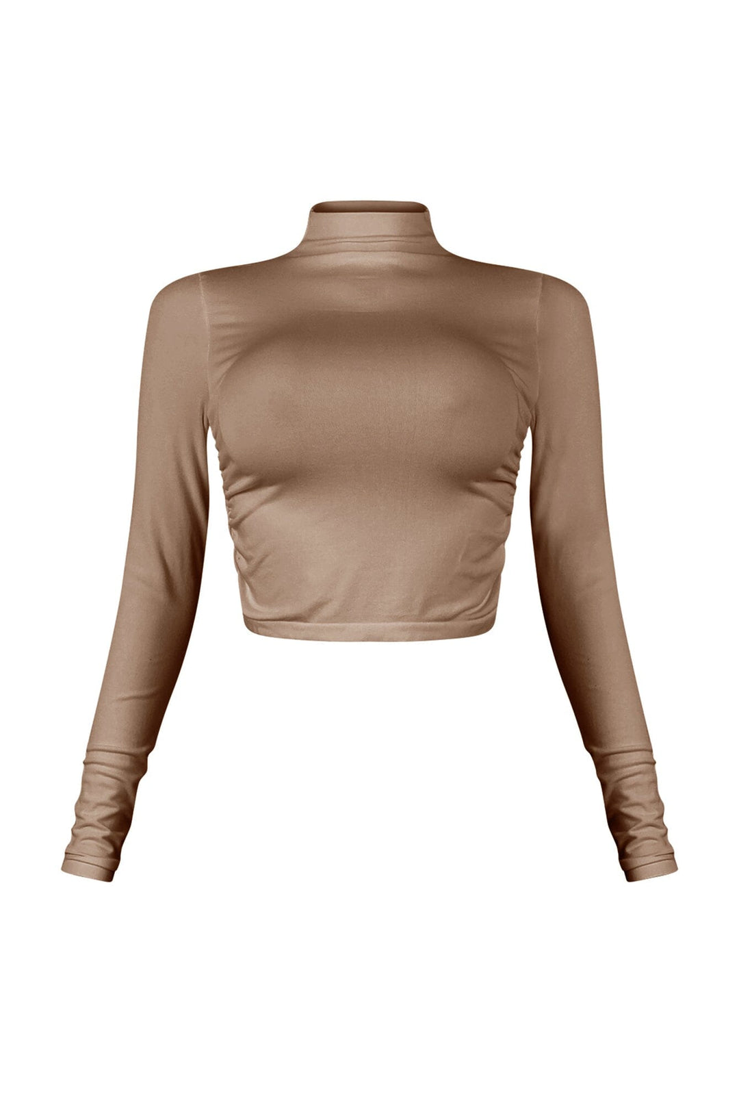 Touching Moment Mock Neck Top