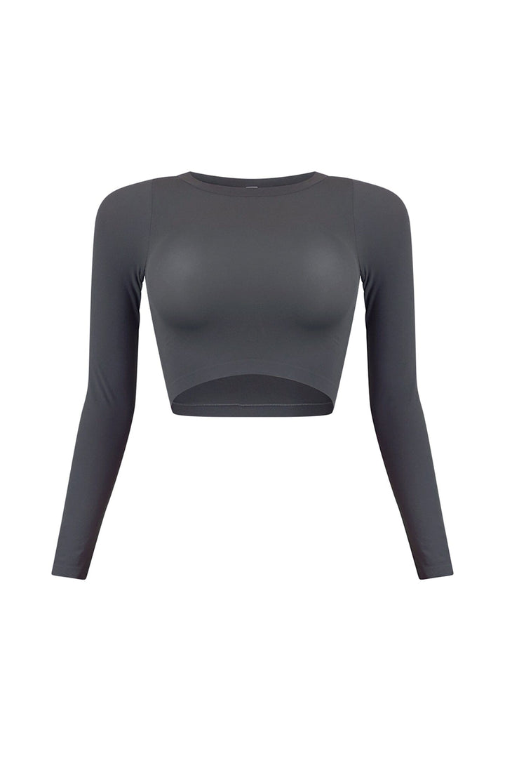 Billie Crew Neck Crop Top