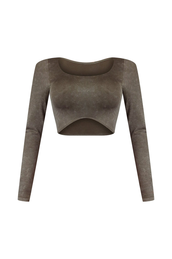 Kita Washed Scoop Neck Top