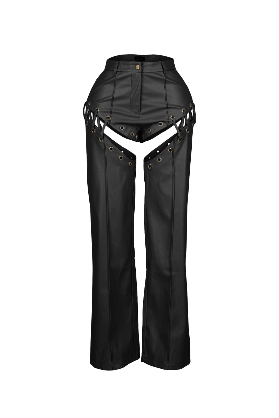 Jetta PU Lace Up Pants