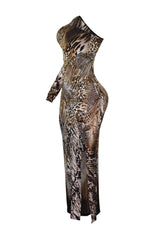 Sweet Venom One Shoulder Maxi Dress