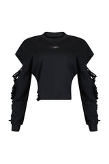 Rylee Oversized Metal Trim Top