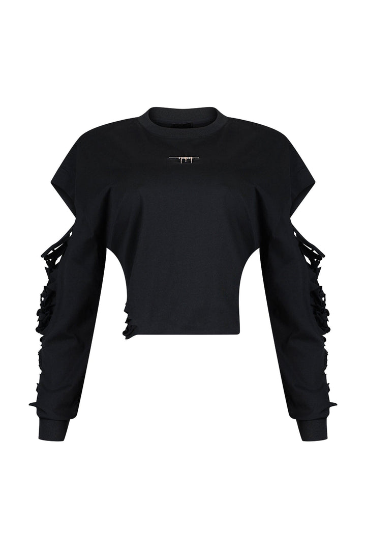 Rylee Oversized Metal Trim Top