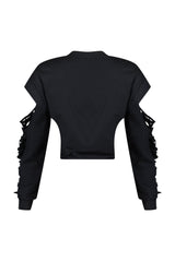 Rylee Oversized Metal Trim Top
