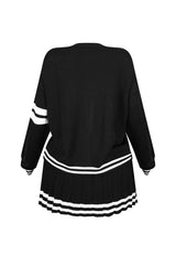 Jena Knit Button Down Cardigan &amp; Skirt SET