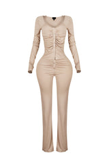 Sunday Drape Soft Henley Top &amp; Pants SET