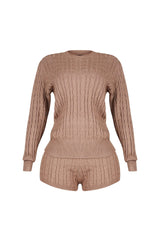 Warm Whisper Sweater Top &amp; Shorts SET