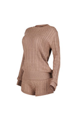 Warm Whisper Sweater Top &amp; Shorts SET