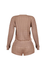 Warm Whisper Sweater Top &amp; Shorts SET