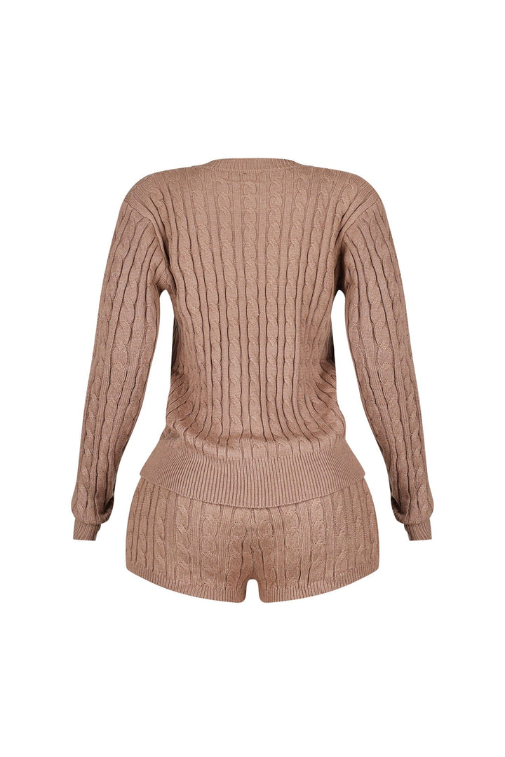 Warm Whisper Sweater Top &amp; Shorts SET