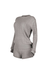 Warm Whisper Sweater Top &amp; Shorts SET