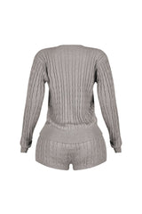 Warm Whisper Sweater Top &amp; Shorts SET