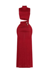 Dark Halo Cutout Maxi Dress