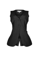 Amilia Woven Tailored Vest Top