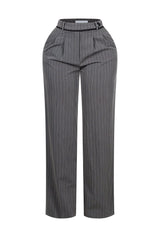 Camilia Pin Stripe Woven Tailored Trousers