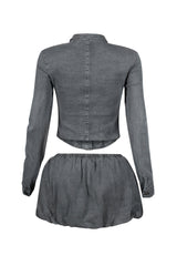 Ophelia Cotton Twill Jacket &amp; Skirt SET