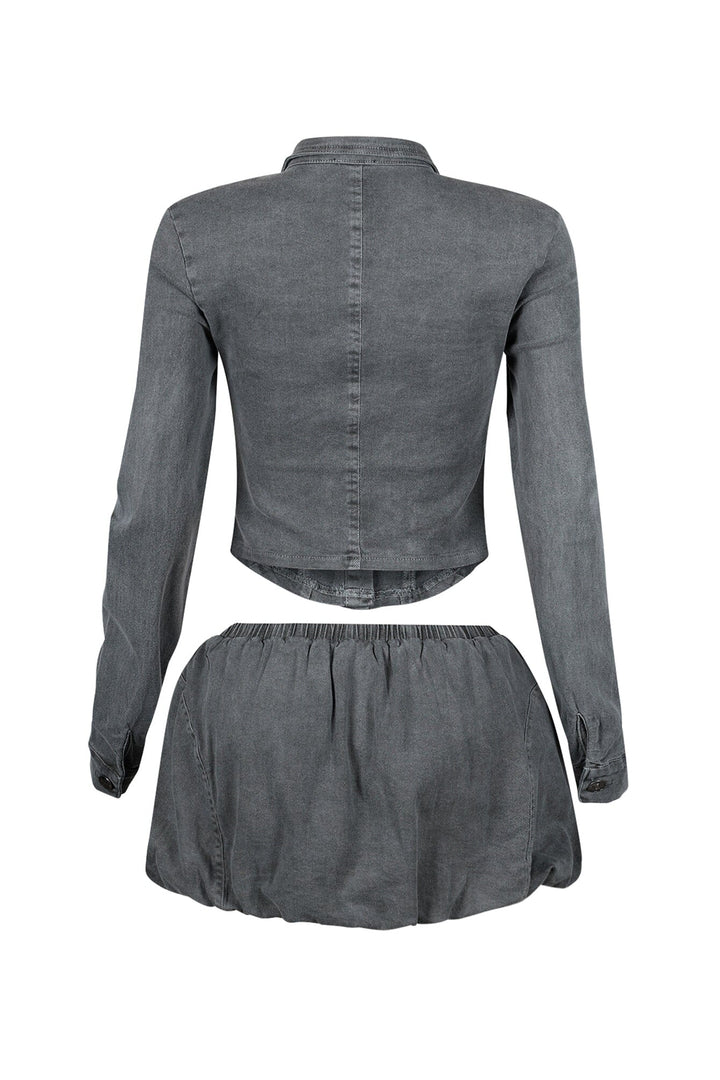 Ophelia Cotton Twill Jacket &amp; Skirt SET