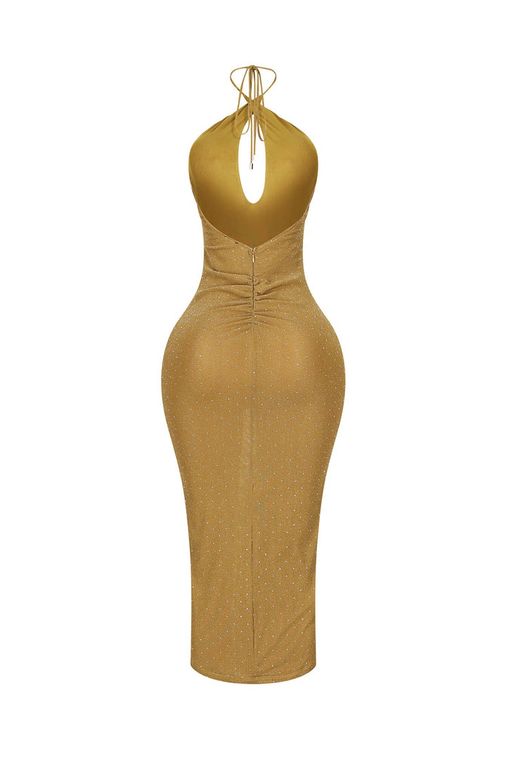 Starlit Straps Midi Dress