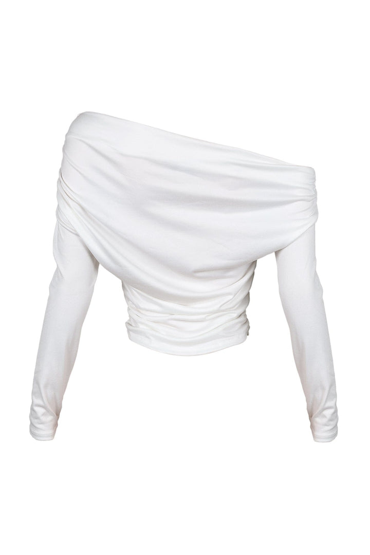 Angelina Off Shoulder Ruched Top