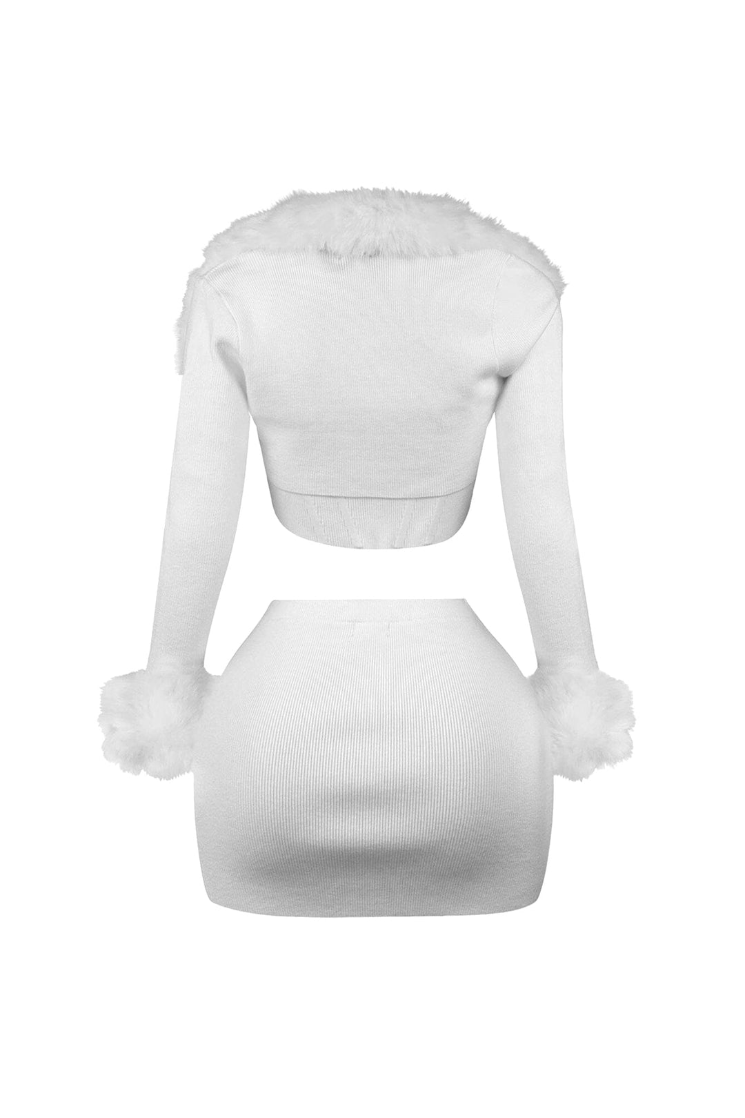 Dakota Fur Trim Knit 3 Piece SET