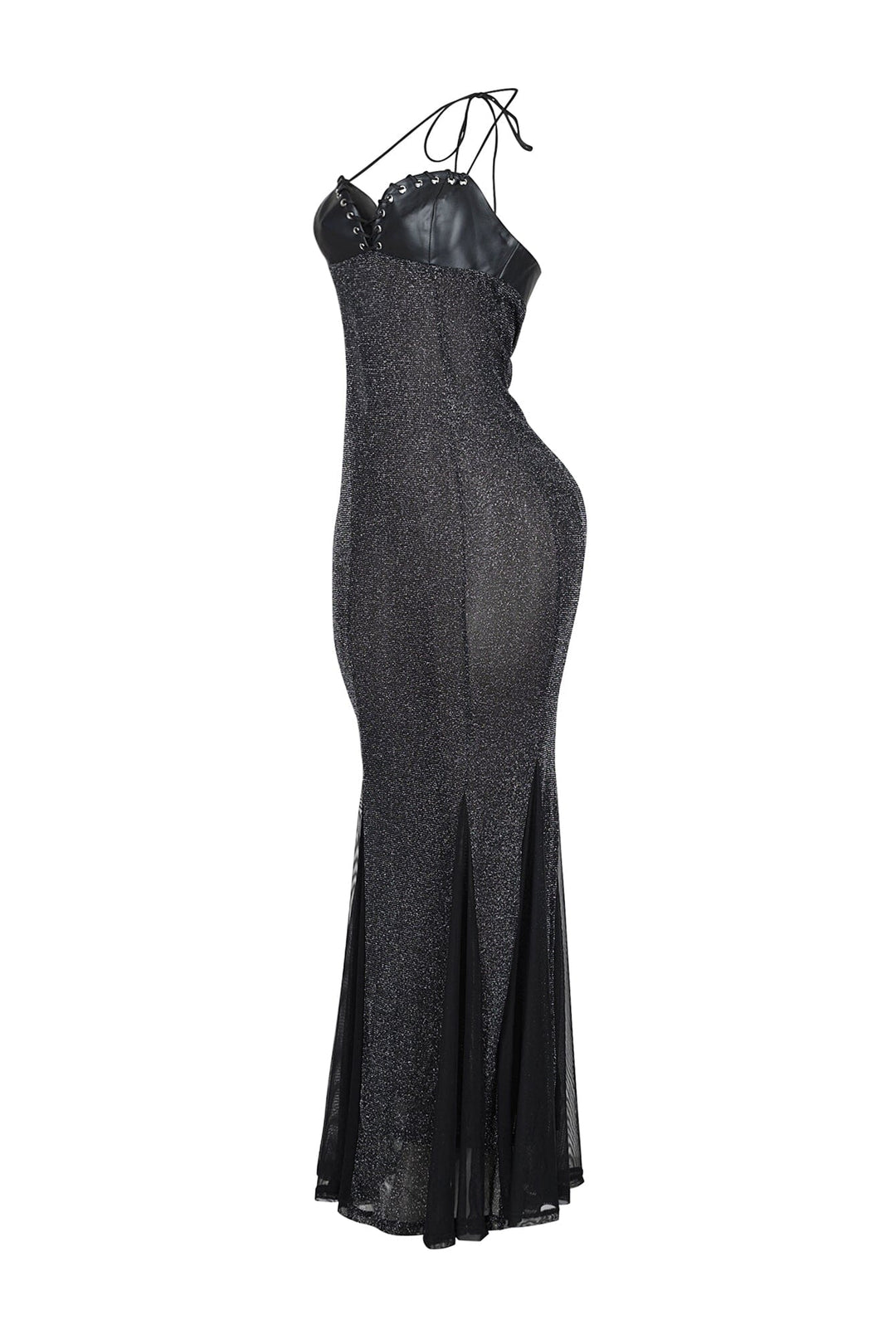High Shine Mermaid Halter Dress