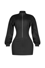 Minato Long Sleeve Scuba Dress