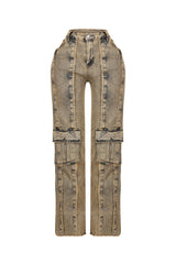 Batana Frayed Seams Baggy Jeans