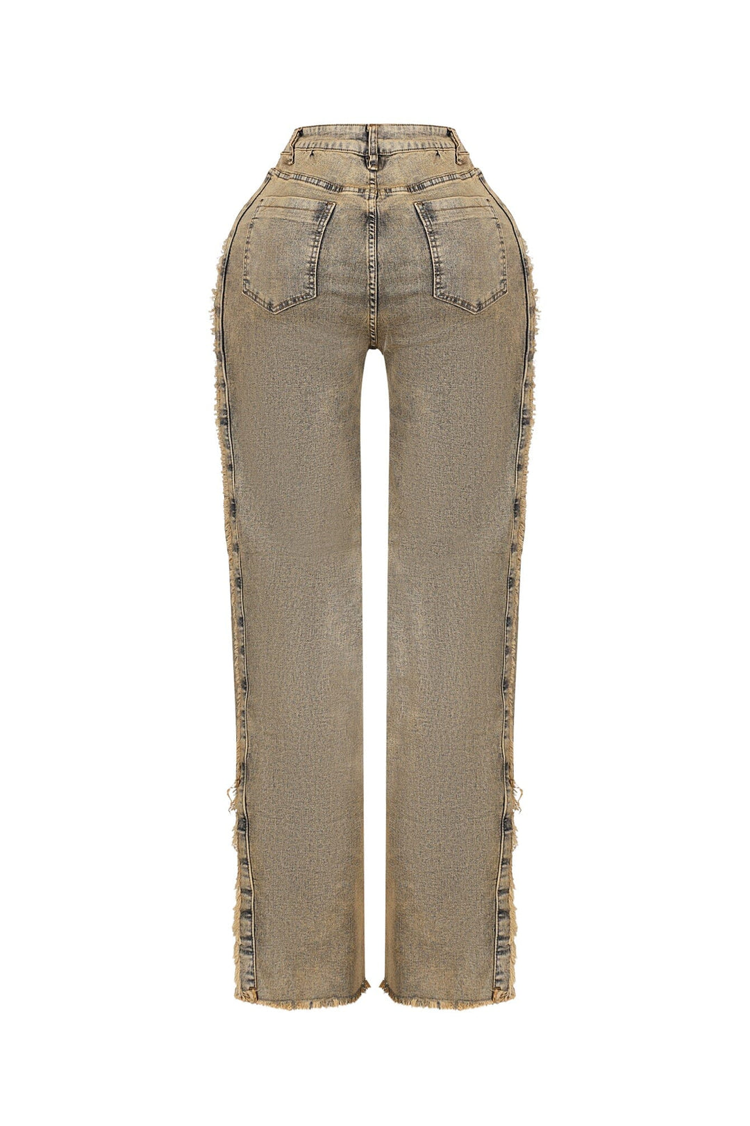 Batana Frayed Seams Baggy Jeans