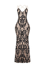 Party Perfect Sequin Maxi Dress