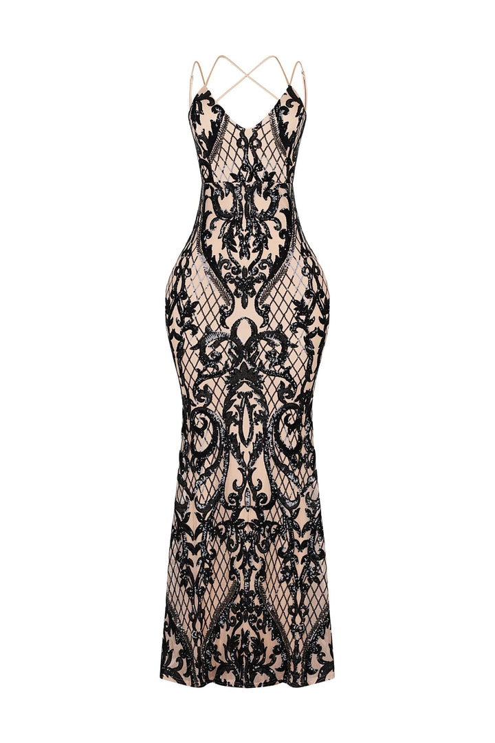 Party Perfect Sequin Maxi Dress