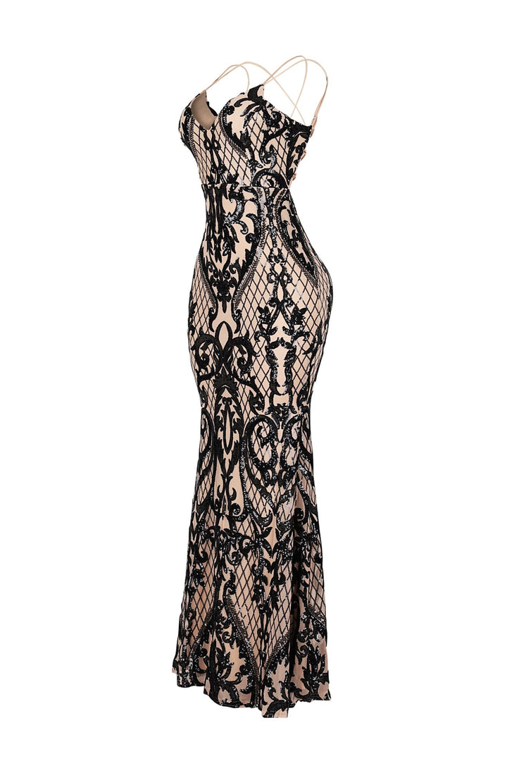 Party Perfect Sequin Maxi Dress