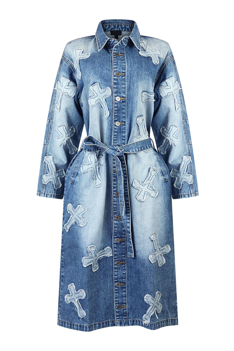 Cross Your Mind Denim Coat EDGE