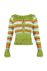 Keep It Up Multi Stripe Sweater Top