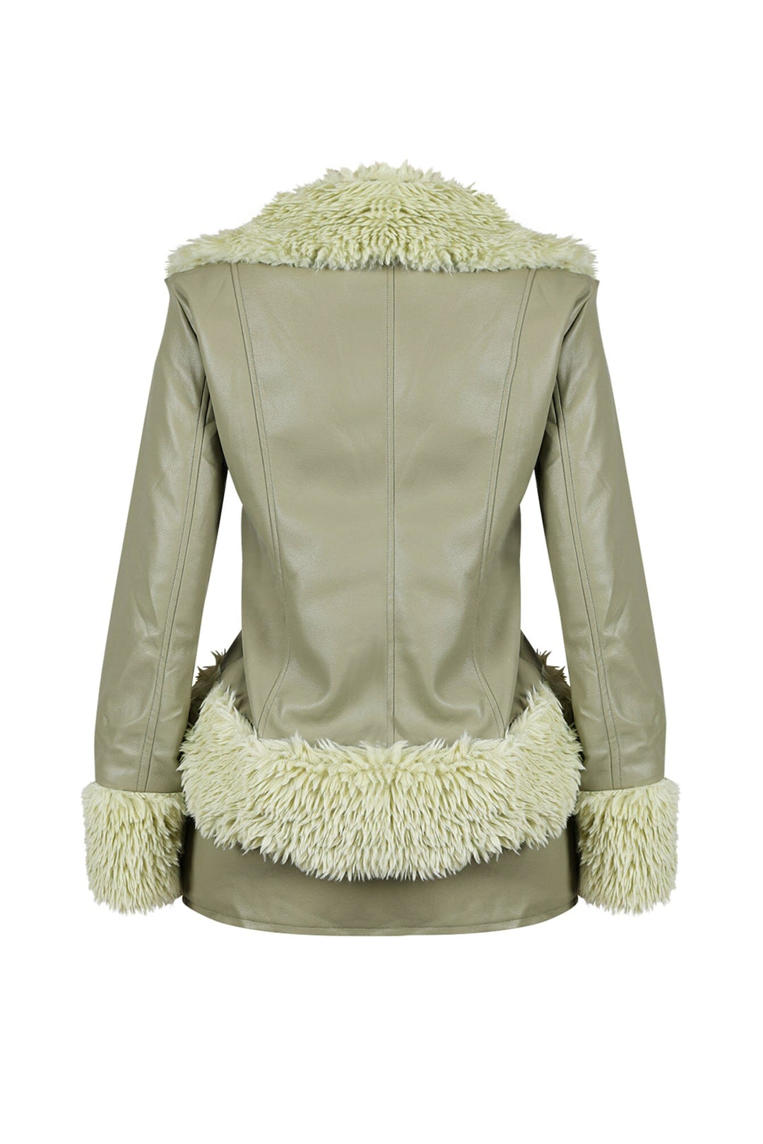 Melinda Faux Leather Jacket &amp; Skirt SET