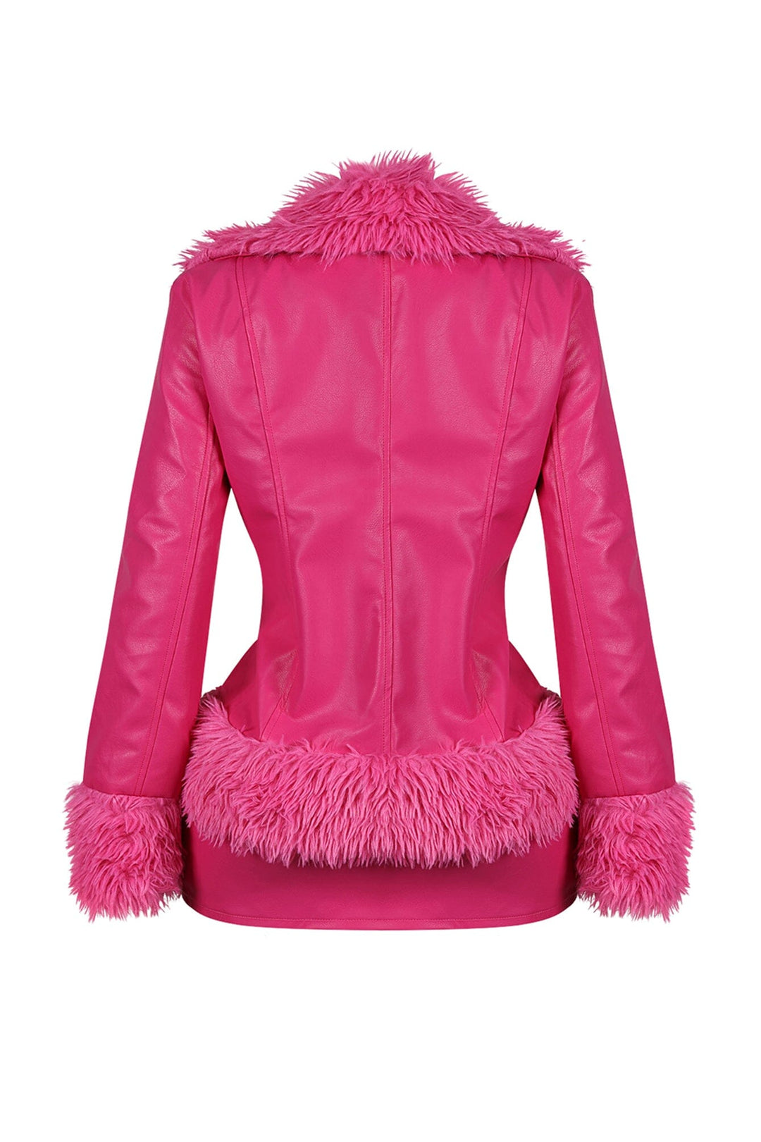 Melinda Faux Leather Jacket &amp; Skirt SET