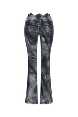 Paint Stroke Denim Pants